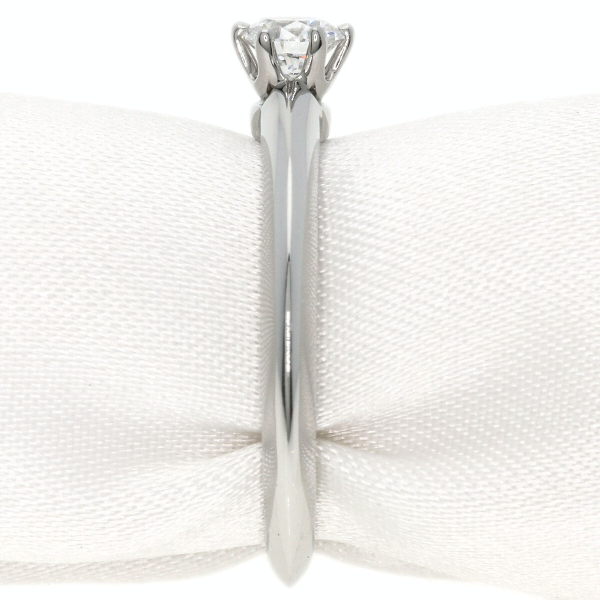 Tiffany&Co. Ring Solitaire Diamond Knife Edge
