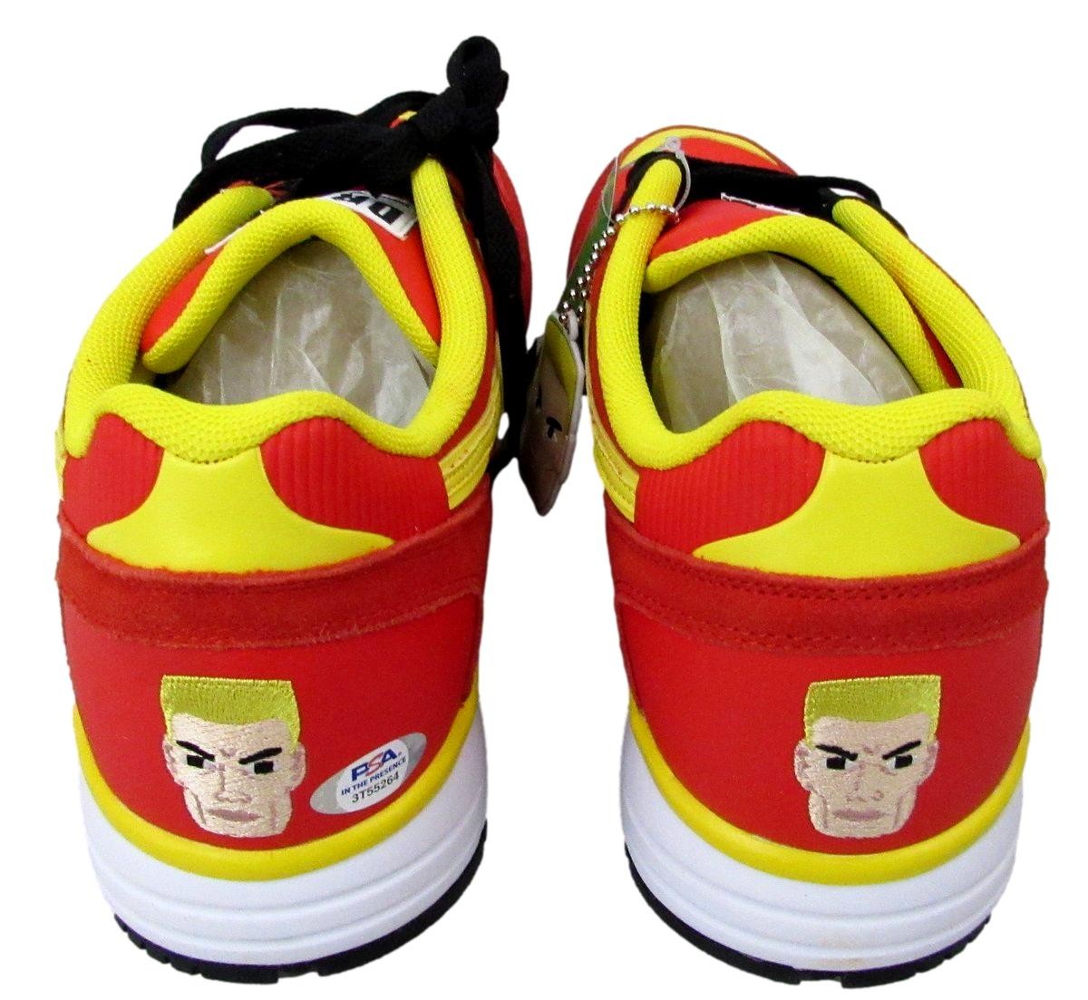 Dolph Lundgren Signed/Auto Pair Of Rocky/Drago Sneakers Size 9.5 Psa/Dna 198691