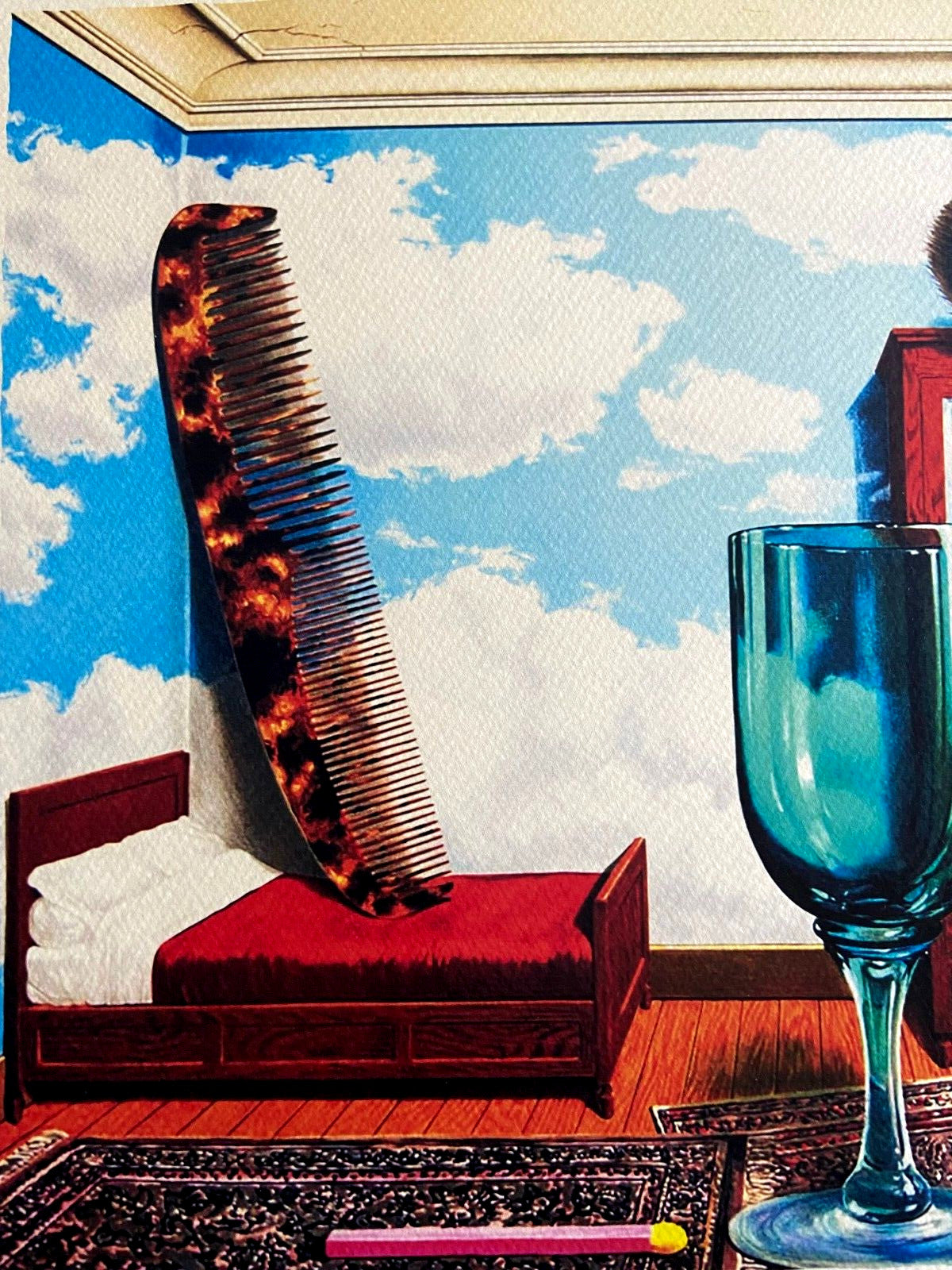 Ren Magritte Lithograph Coa Signed Numbered By
