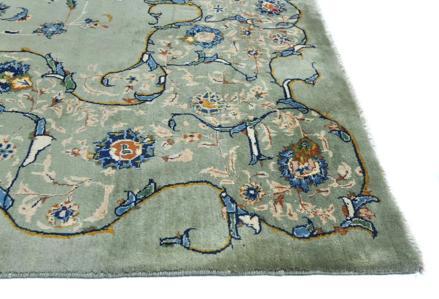 Vintage Hand-Knotted Oriental Rug 10X13 Ft