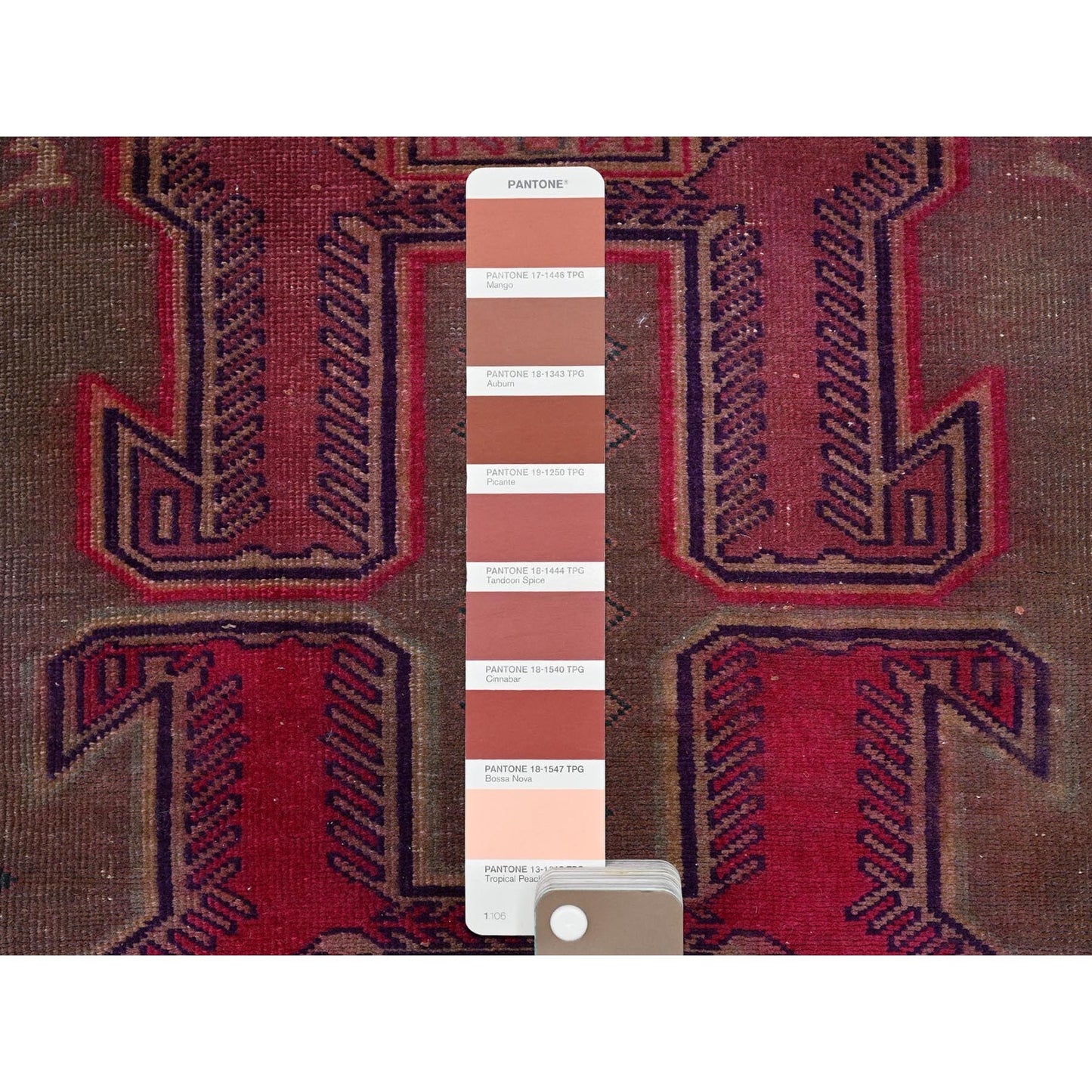 2'8"X6' Brown Vintage Northwest Zoroastrian Hand Knotted Wool Runner Rug
