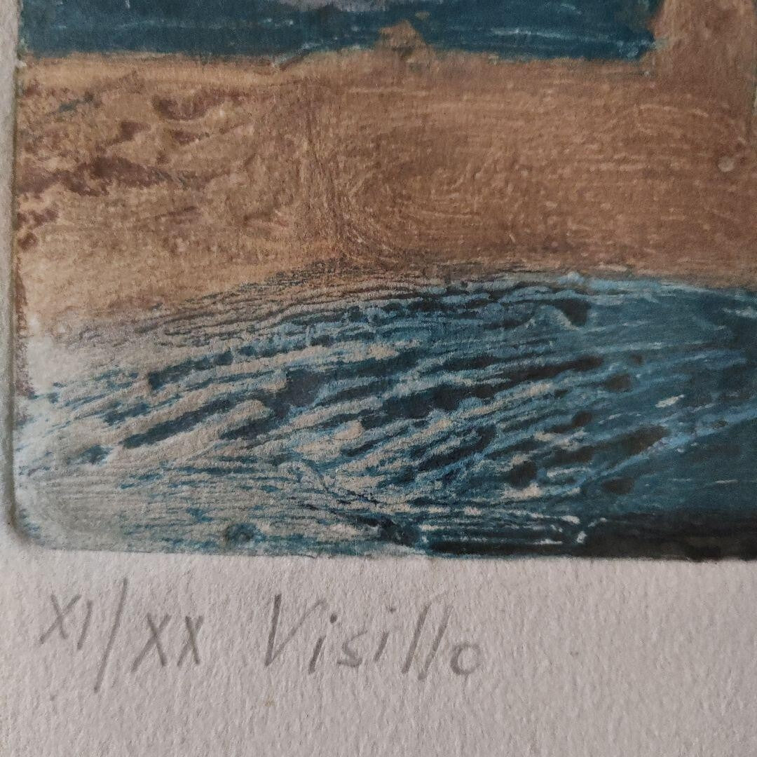 Silvia H Gonzalez Color Etching Print Pencil Signed Numbered Framed