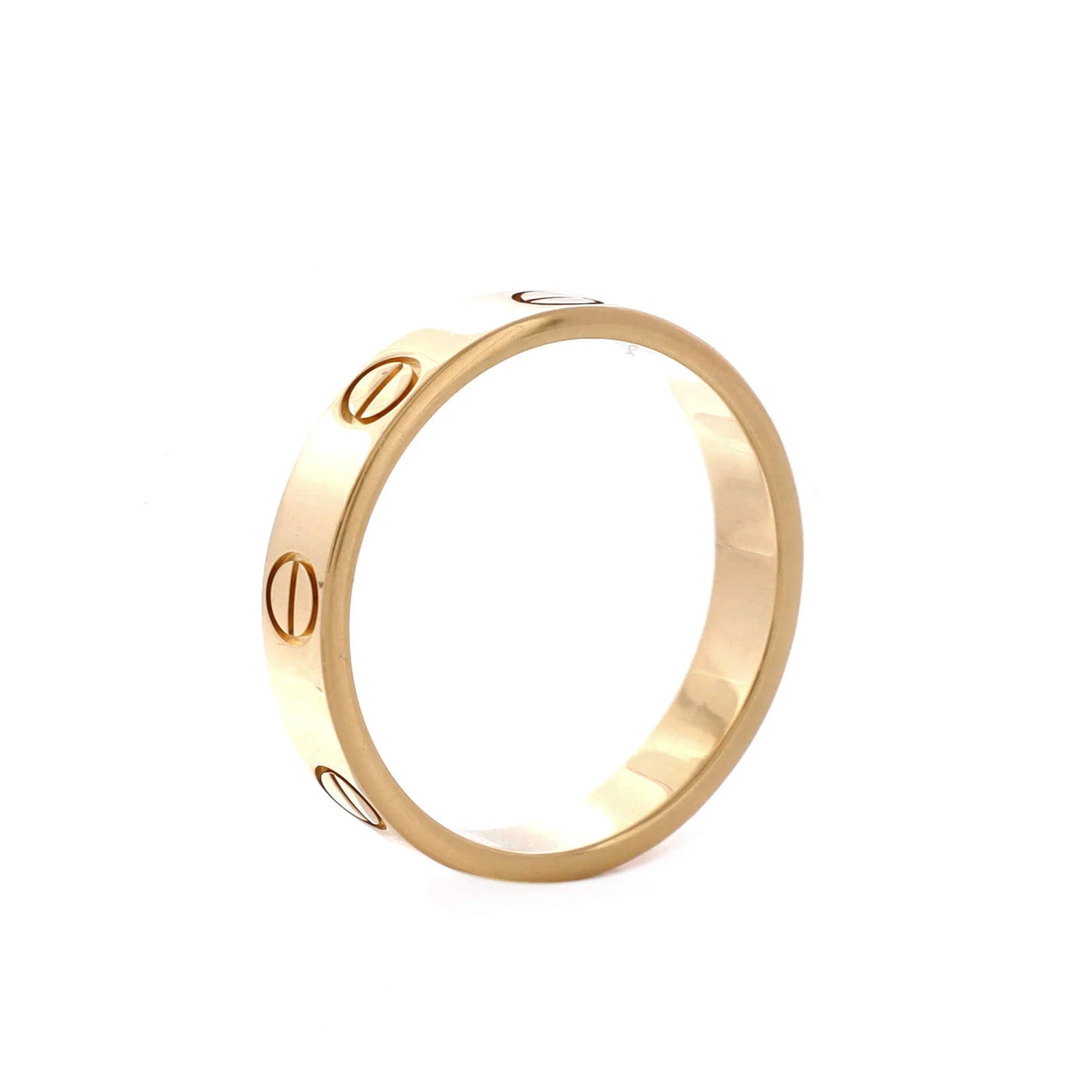 Cartier Love Wedding Band Ring 18K Yellow Gold