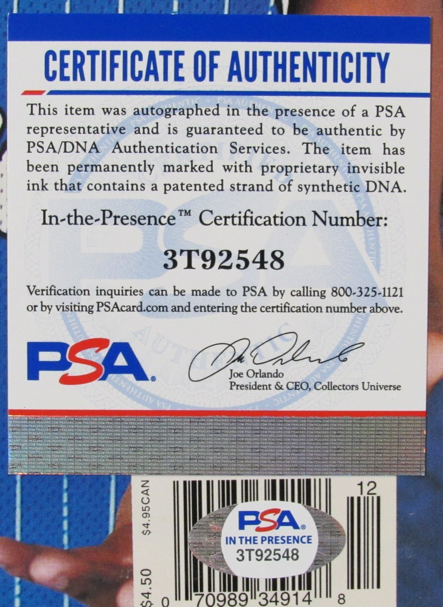 Anfernee "Penny" Hardaway Autographed Dec 1998