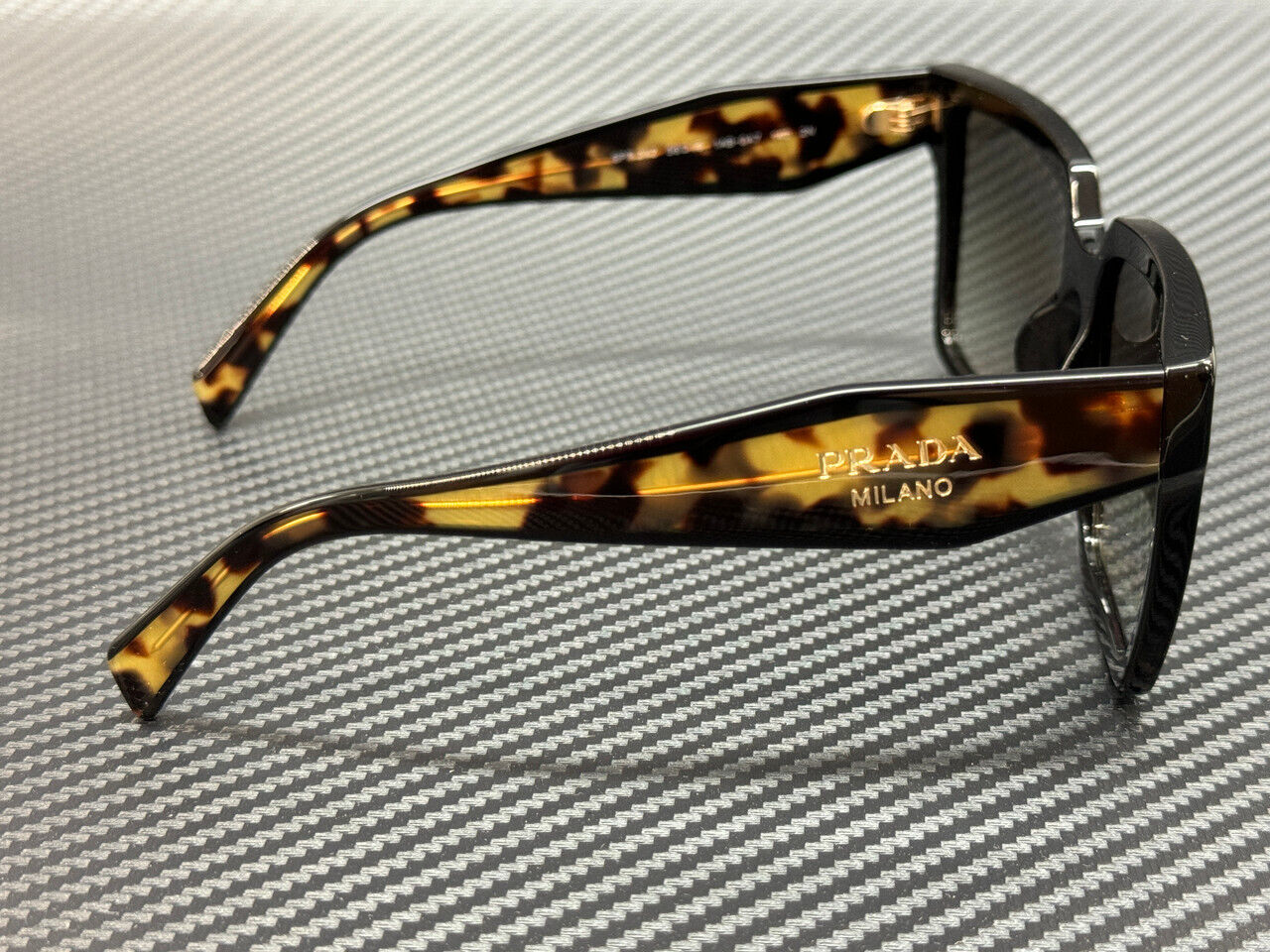 PRADA PR 24ZS 1AB0A7 Black Grey Gradient Women's