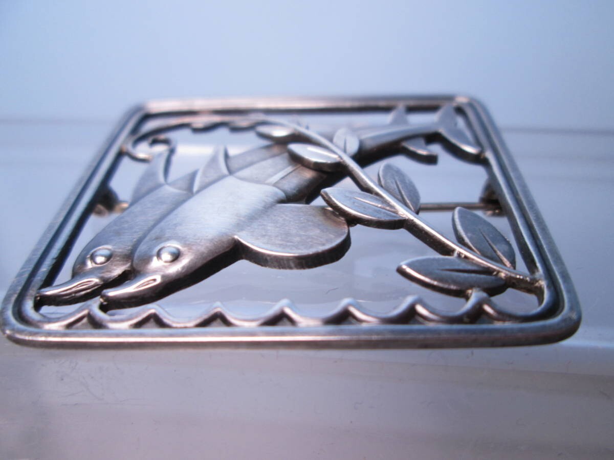 Georg Jensen. Malinowski Sterling Silver Brooch