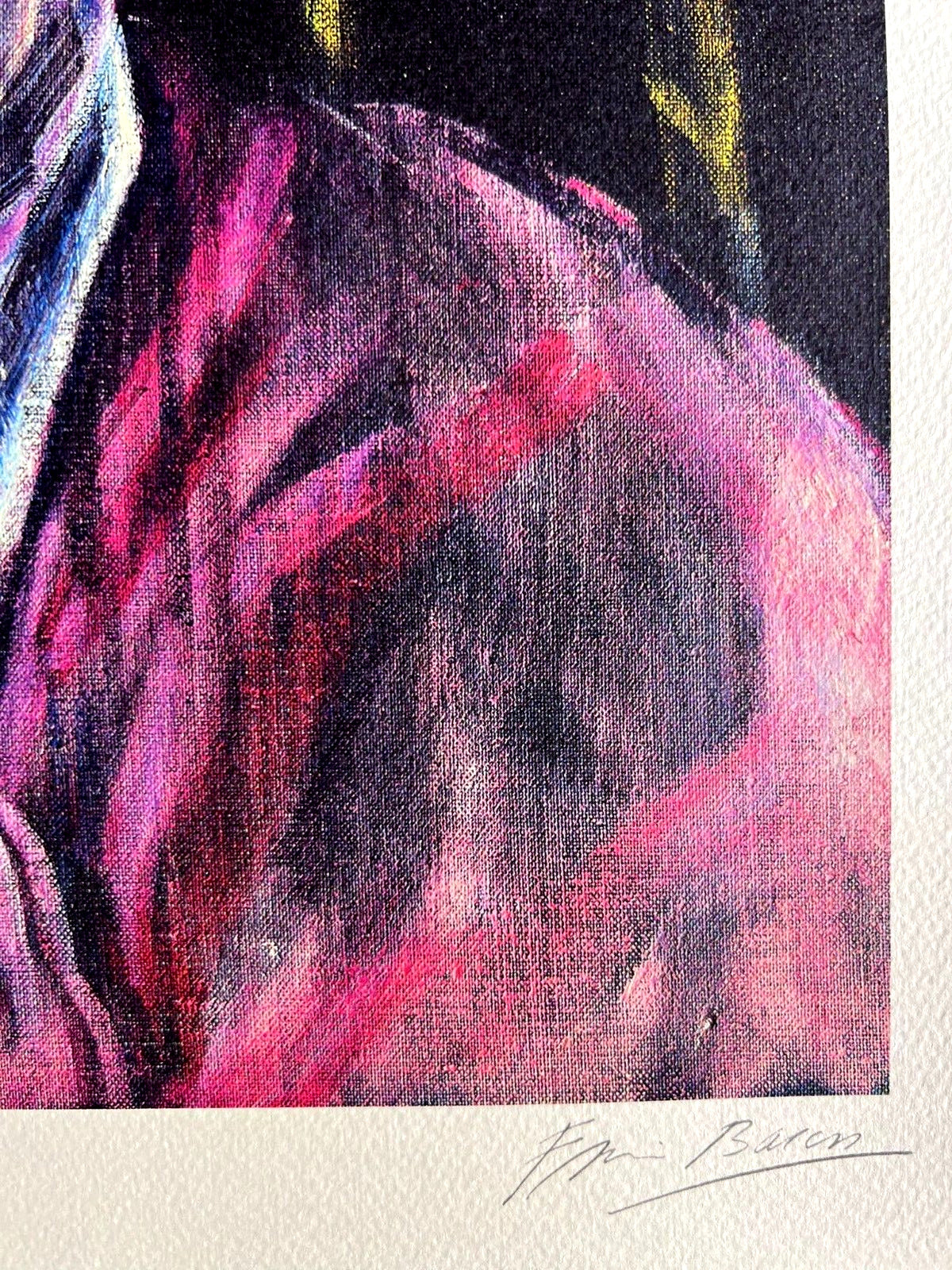 Francis Bacon Lithograph Coa Signed Pen Numbered