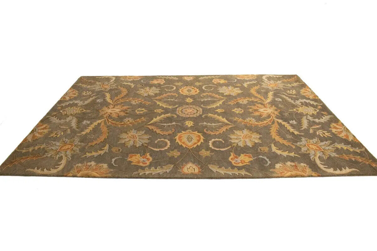 8X11 Ft Hand-Tufted Modern Oriental Rug Large