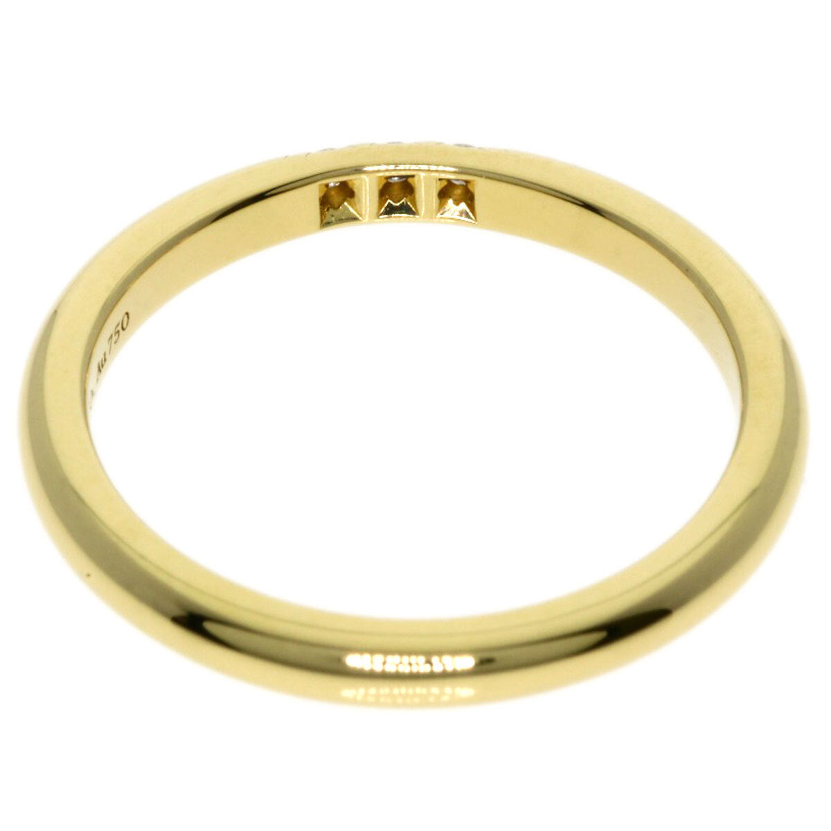 Tiffany&Co. Ring Forever 3P Diamond K18 Yellow