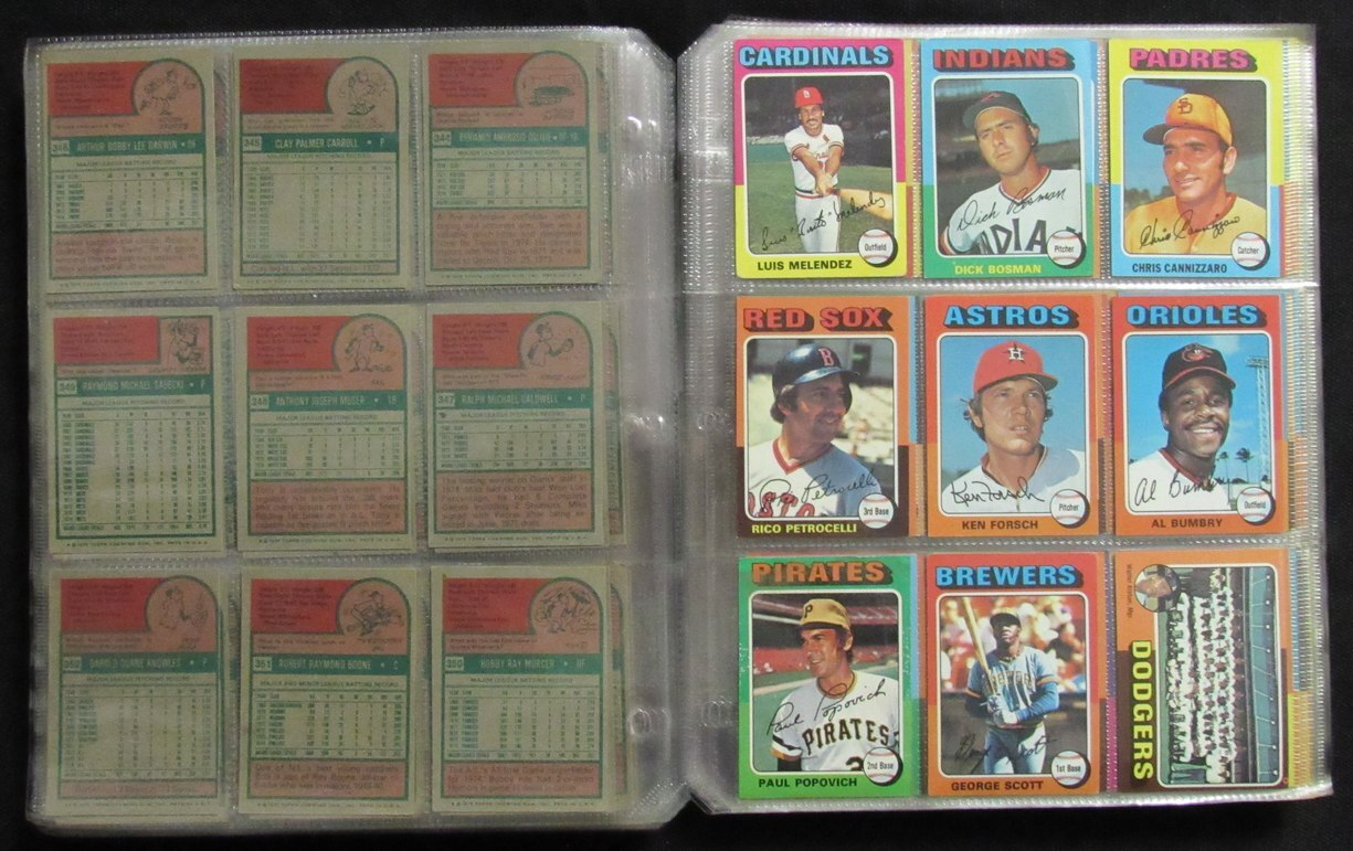 1975 Topps Baseball Card Complete Set (1-660)