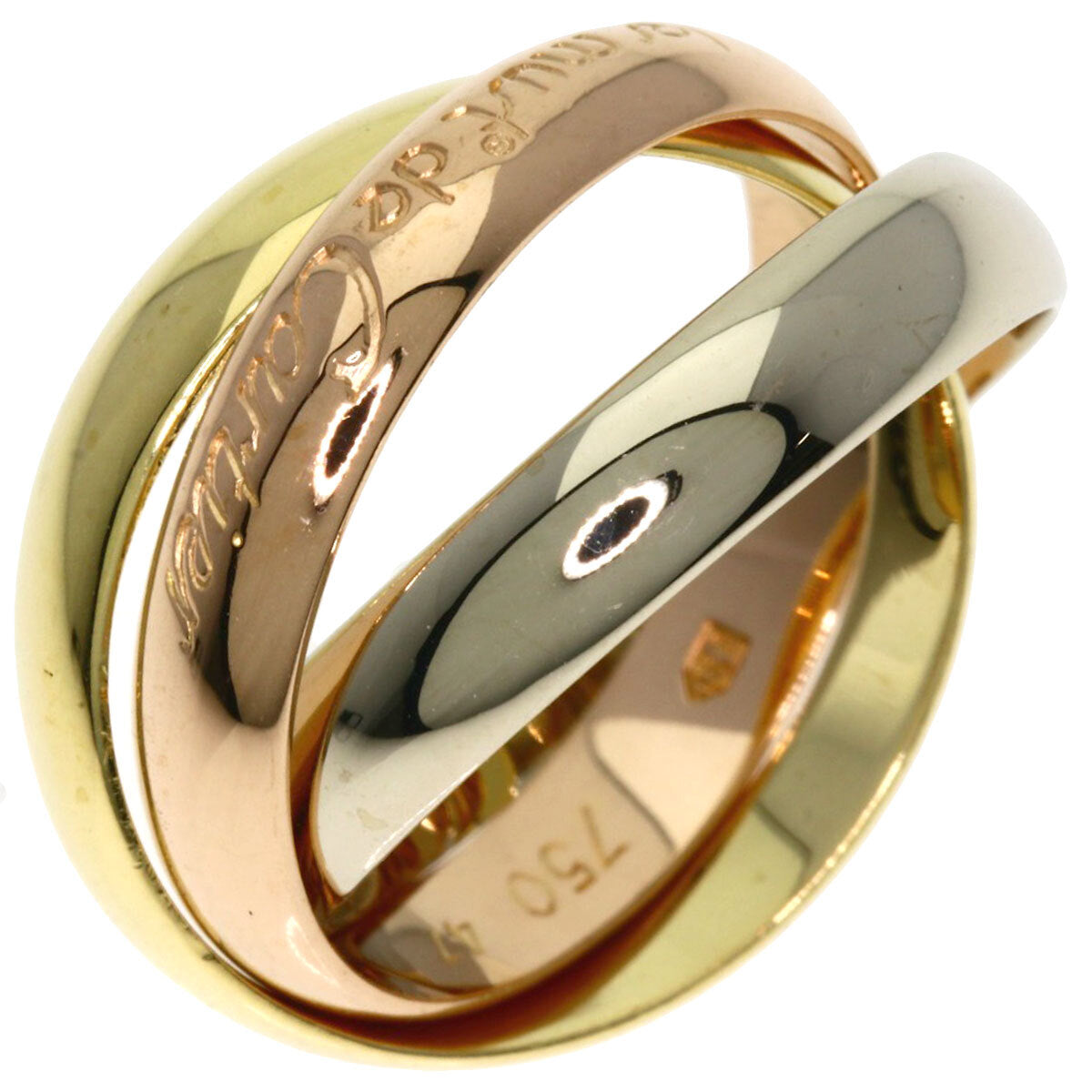 Cartier Ring Trinity #47 K18 Yellow Gold K18