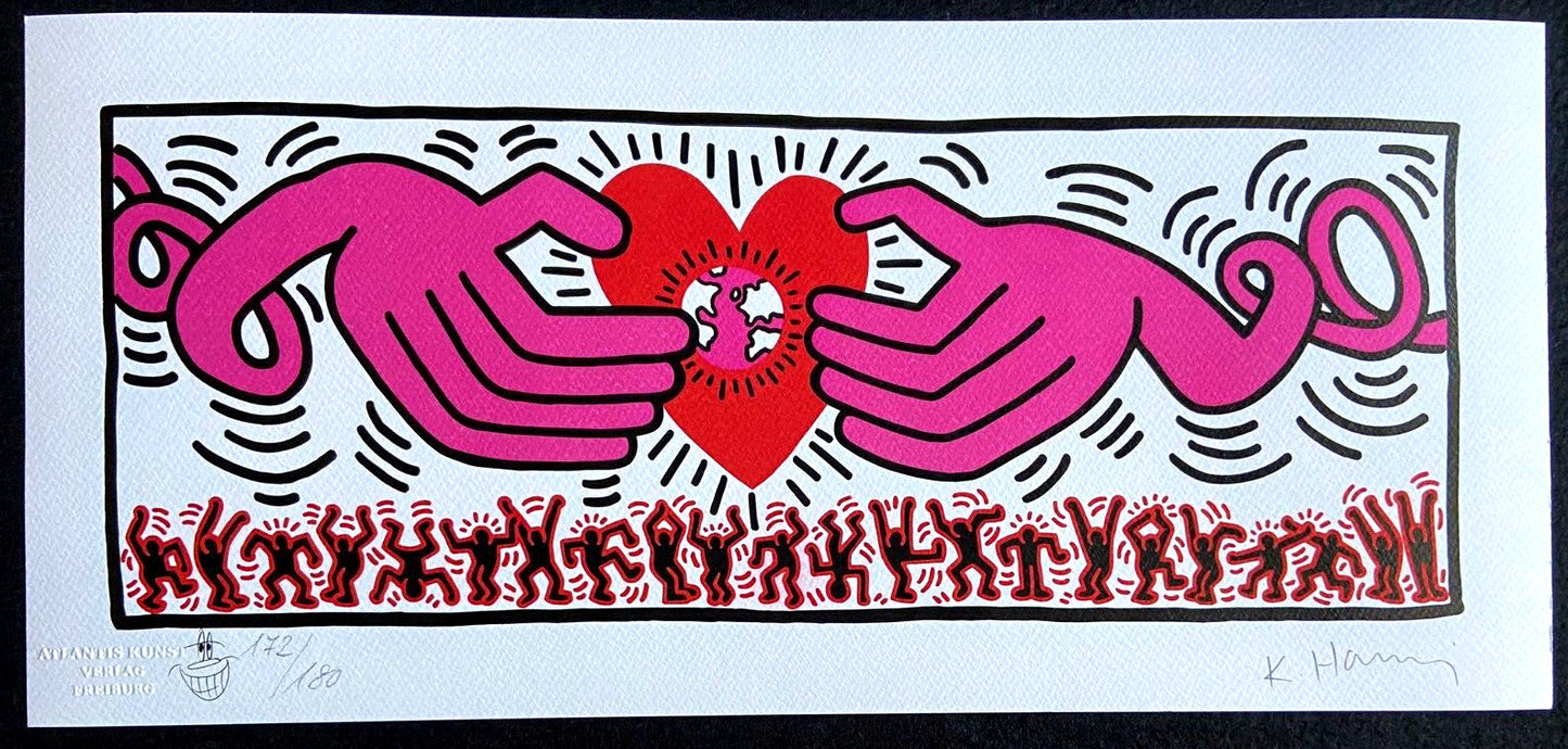 Keith Haring Lithograph Coa