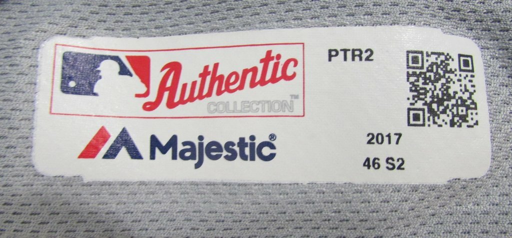 Jeff Livesey 75 Pirates 2017 Game Used/Worn Grey Jersey Mlb Holo 139542