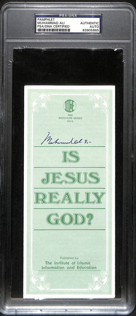 Muhammad Ali Signed/Autographed 8.5X3.5 Islamic