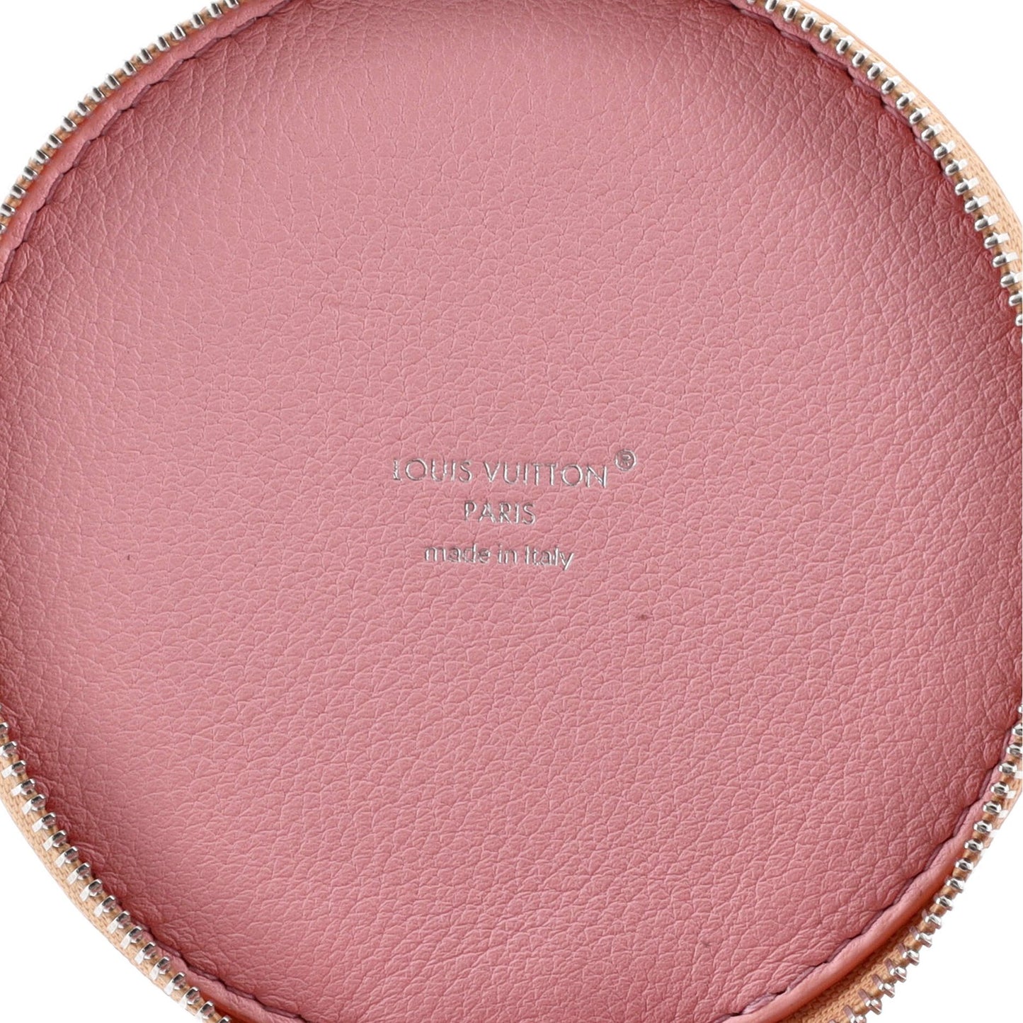 Louis Vuitton Lv Donut Bag Charm Printed Leather And Monogram Canvas