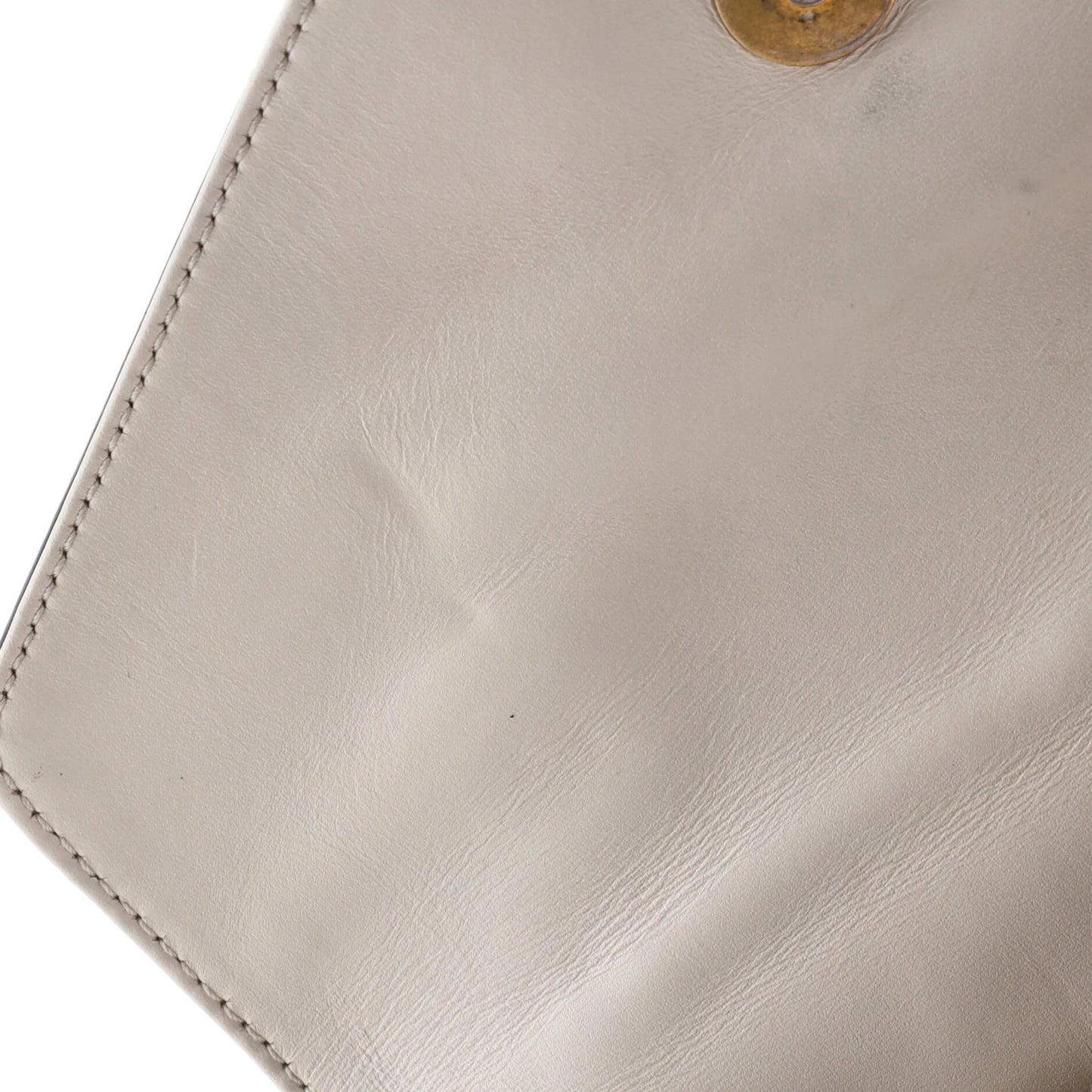 Gucci Broadway Pearly Bee Shoulder Bag Embellished Leather Mini