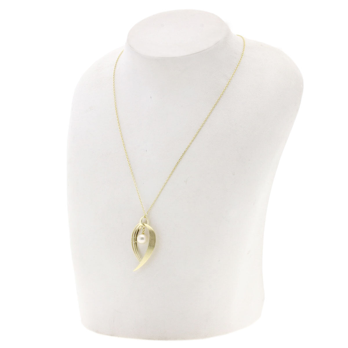 Mikimoto Necklace Pearl Pearl K14 Yellow Gold