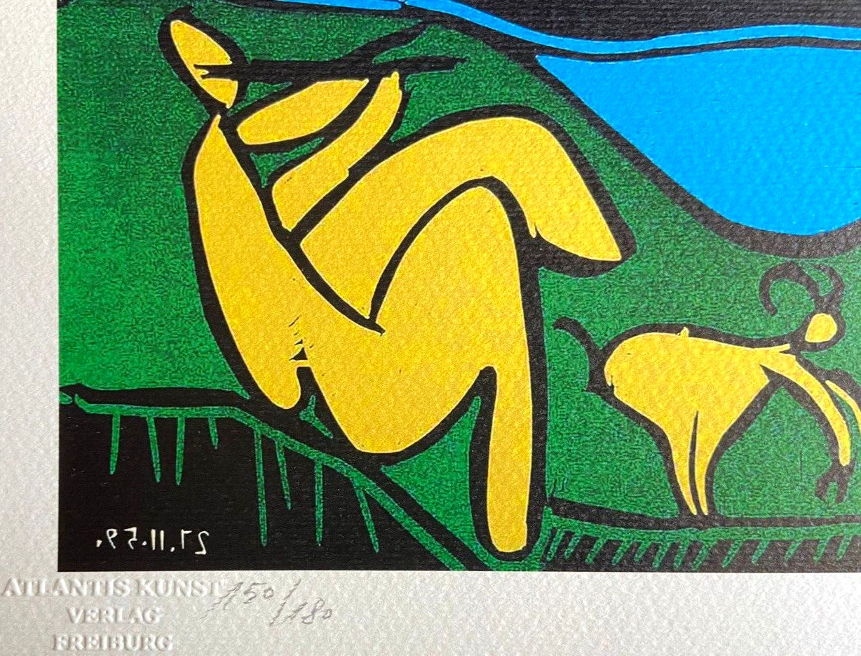 Pablo Picasso Lithograph Coa Signed Numbered In