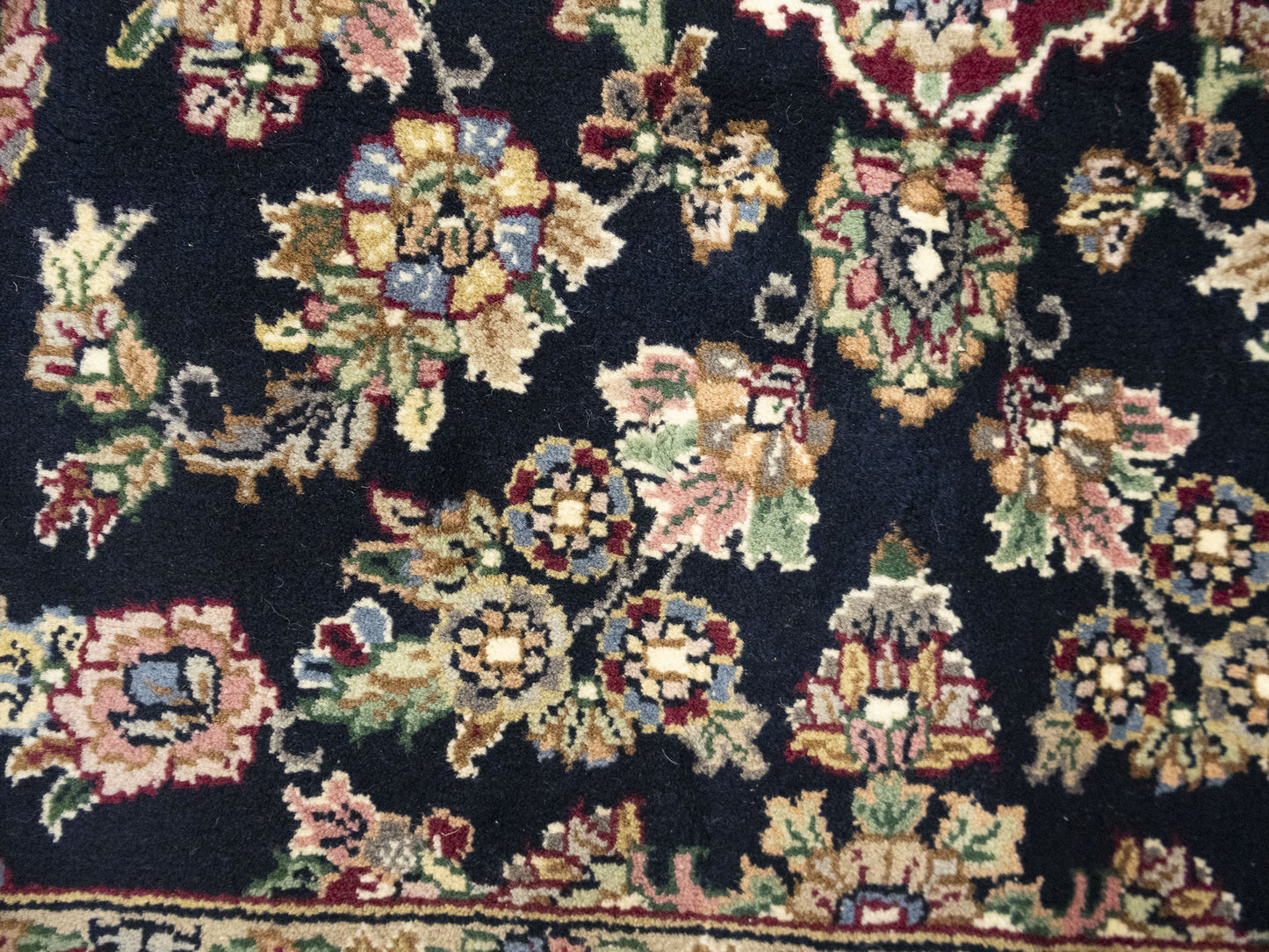 Handmade Oriental Rug Classic Floral Design Home