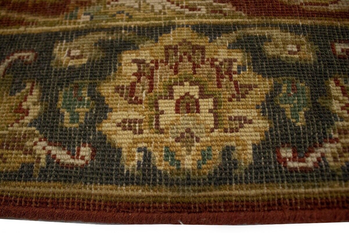 Handmade Chobi Oriental Runner Rug Red & Charcoal