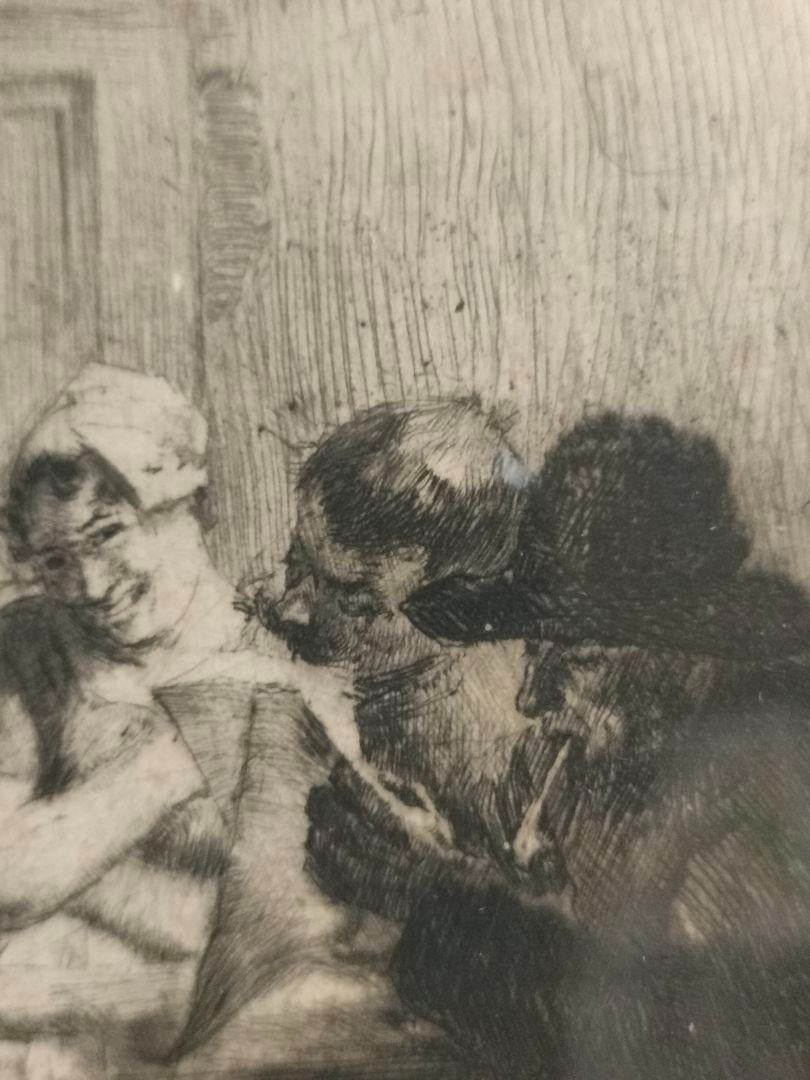 Ferdinand Schmutzer Signed Original Etching -Die