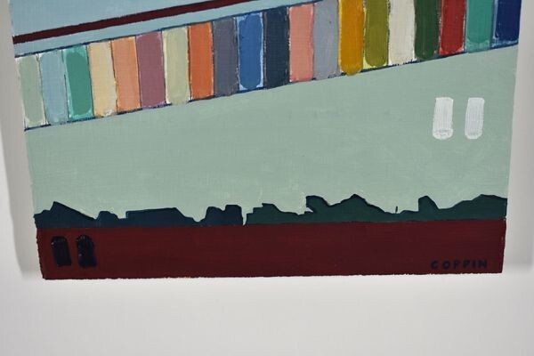 Fred Coppin 2020 Original Painting Oil On Panel Signed Framed Stairway Of Dreams