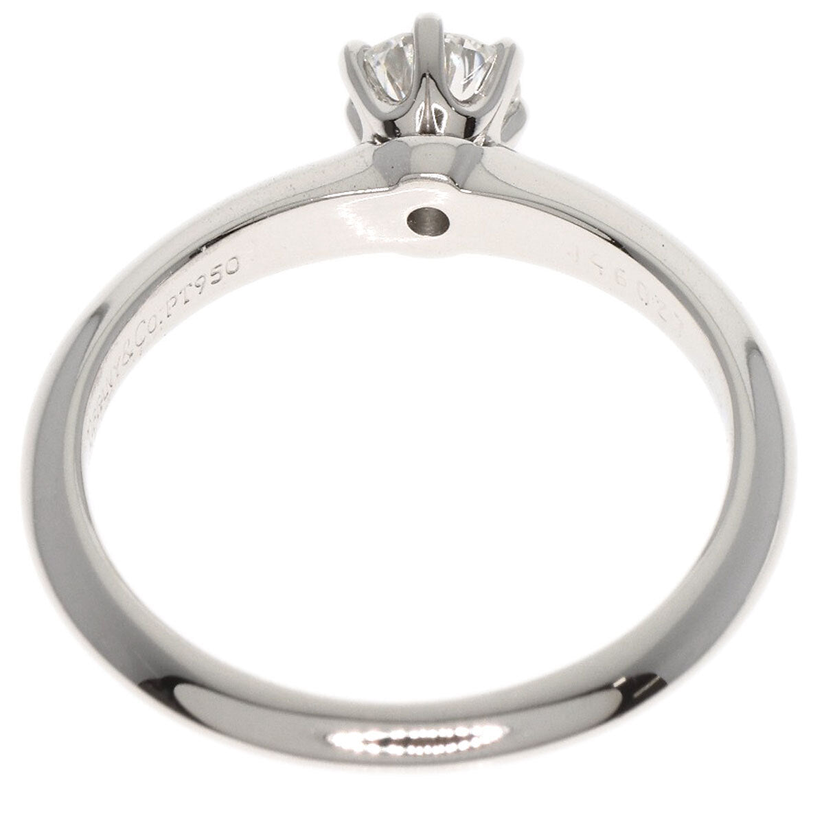 Tiffany&Co. Ring Solitaire Diamond Platinum