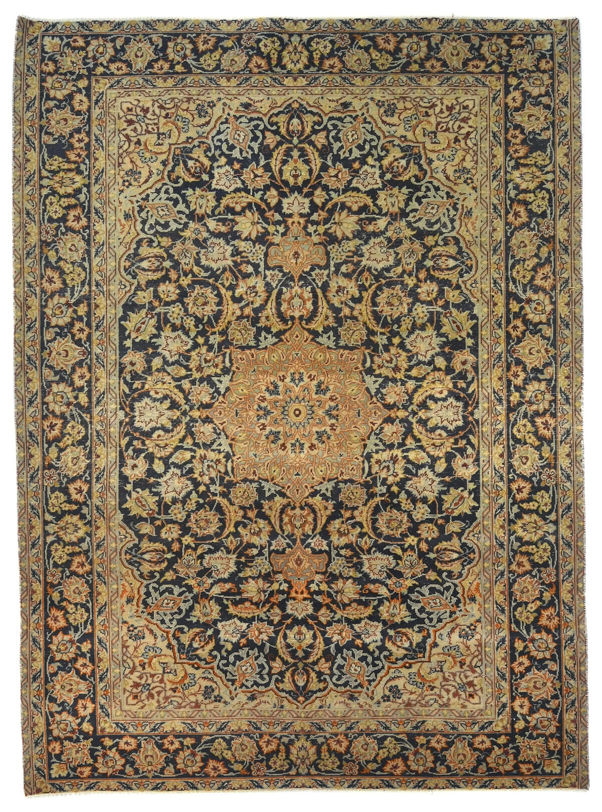6'5X8'2 Ft Handmade Semi-Antique Oriental Rug