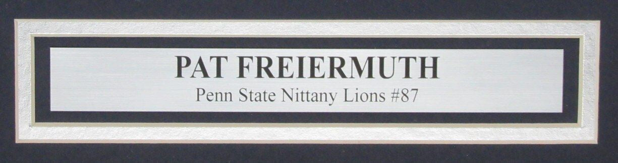 Pat Freiermuth Autographed 16X20 Photo Penn State Framed Beckett 176739