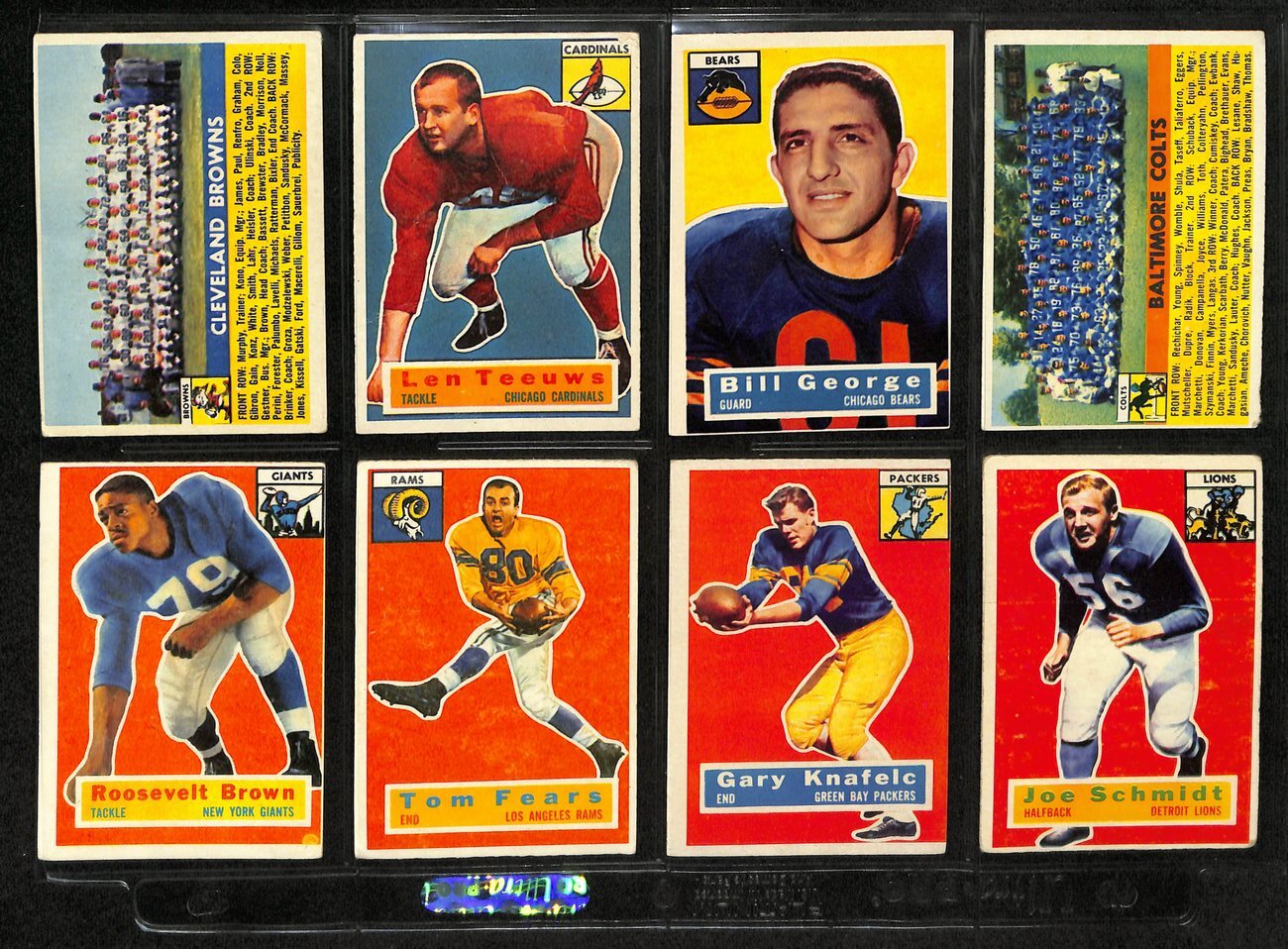 1956 Topps Football Card Complete Set (1-120)