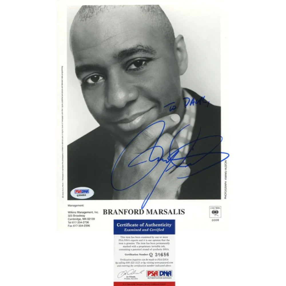 Branford Marsalis Autographed 8X10 Photo