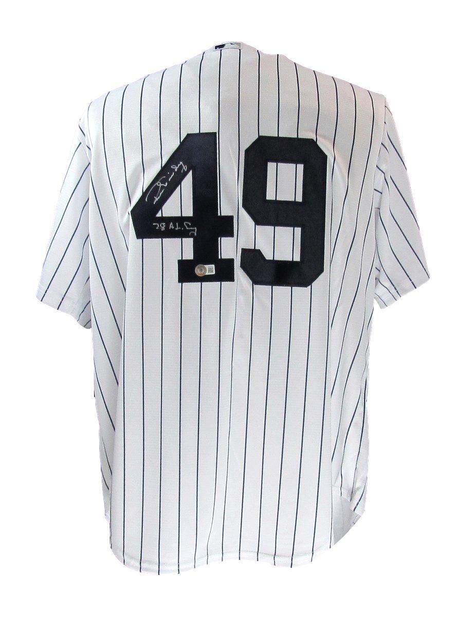 Ron Guidry Autographed/Inscribed Mlb Authentic
