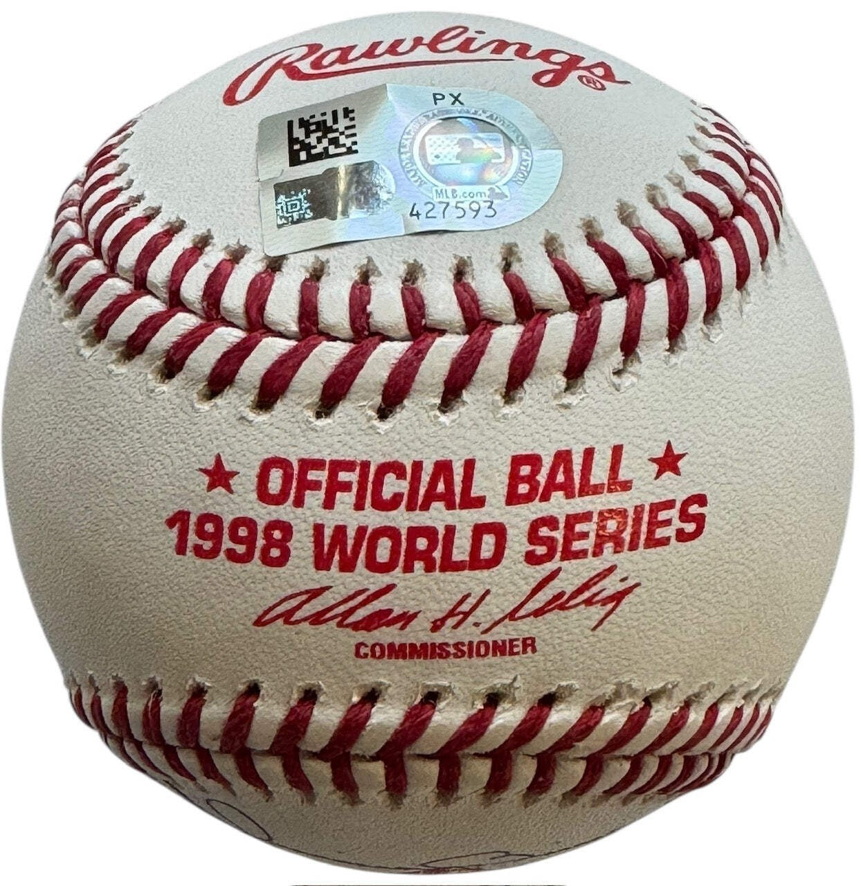 The Core Four Jeter Rivera Posada & Pettitte Signed Official Major League Baseba