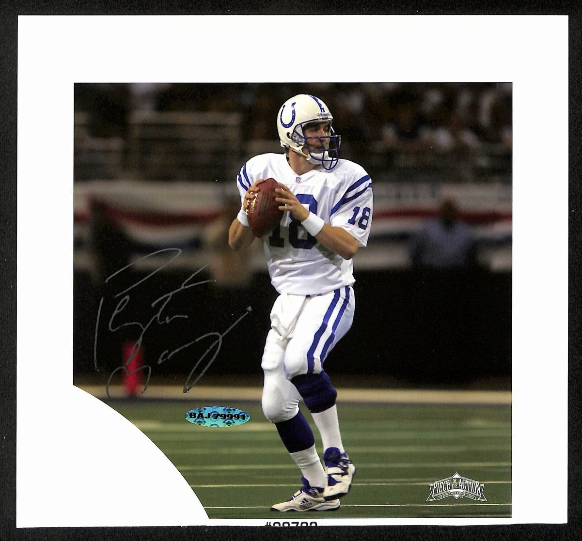 Peyton Manning Hof Signed/Auto 7X7 Photo