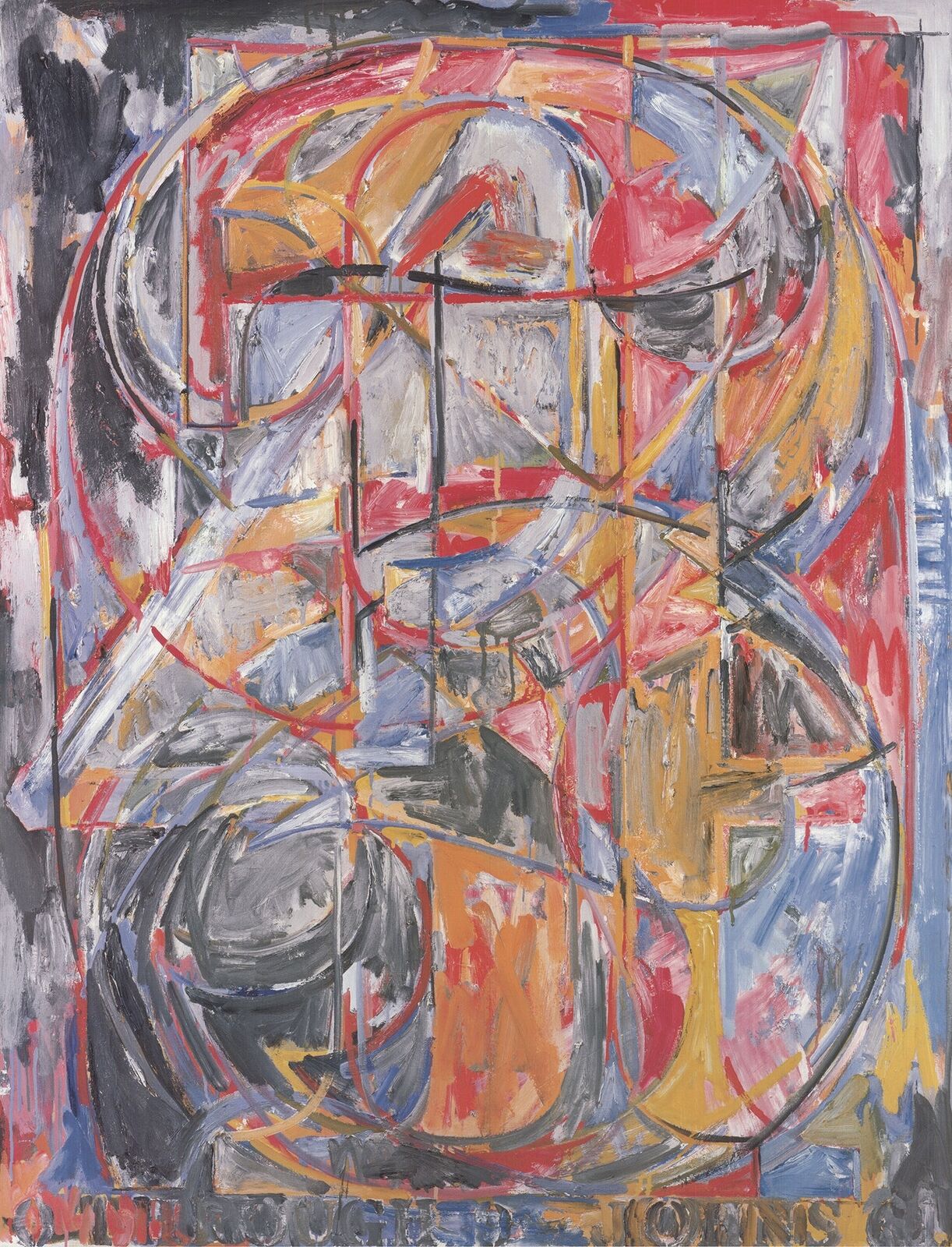 Jasper Johns 0 Through 9 " Offset Lithograph