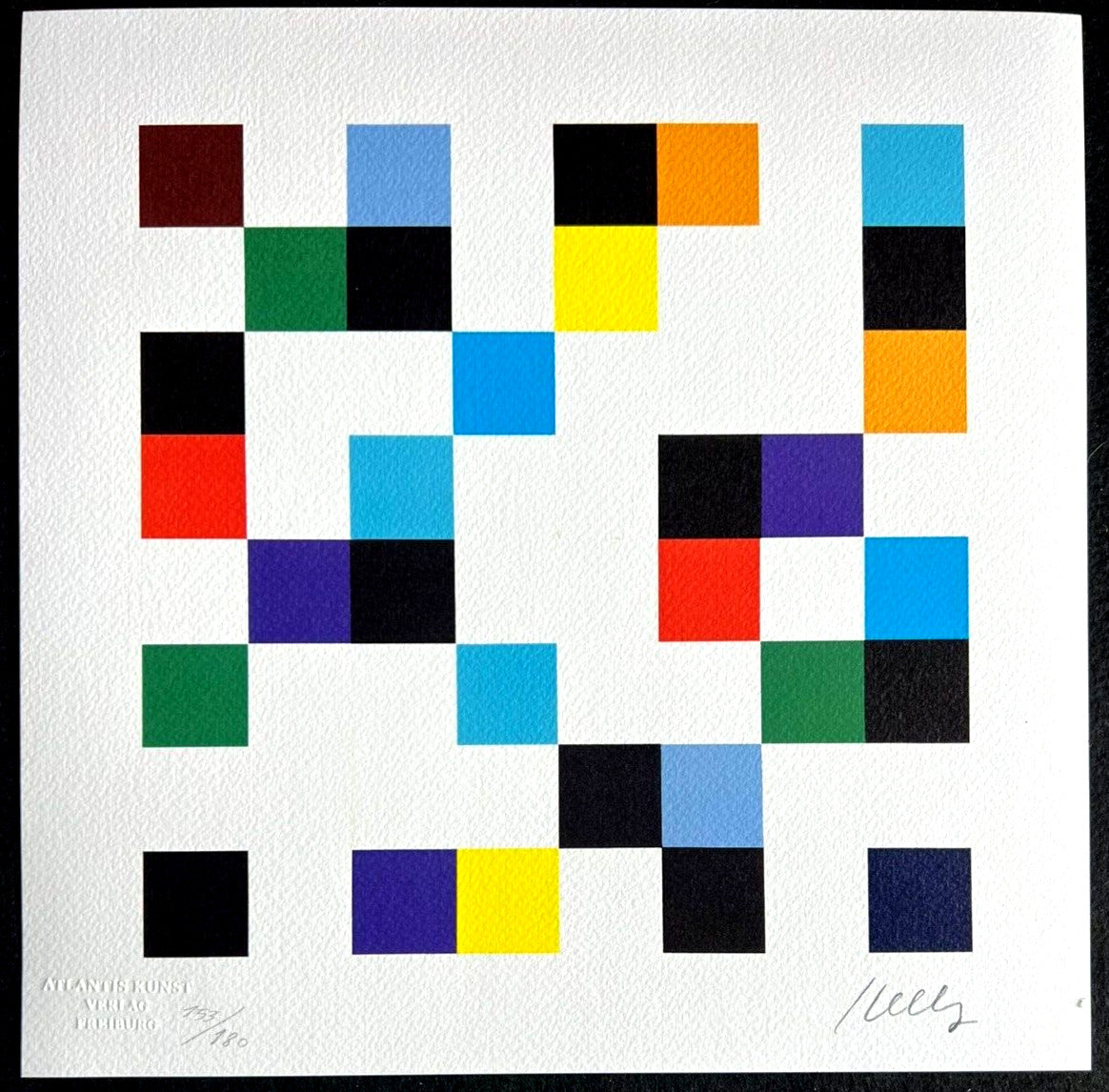 Ellsworth Kelly Lithograph Coa Signed Op Numbered