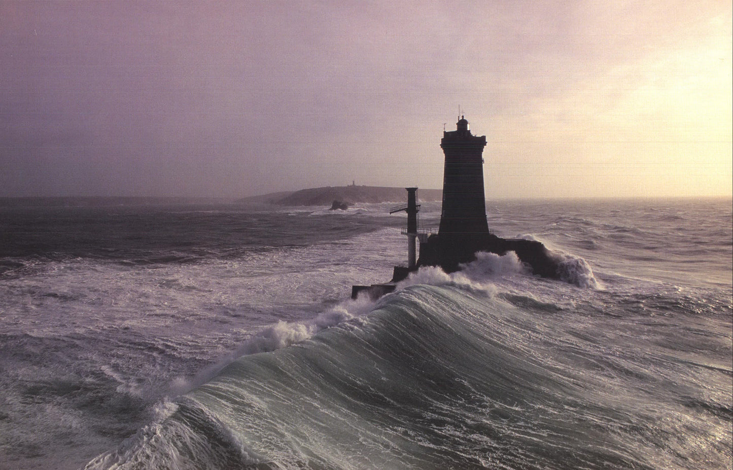 Jean Guichard Phare De La Vieille " Offset Lithograph Contemporary