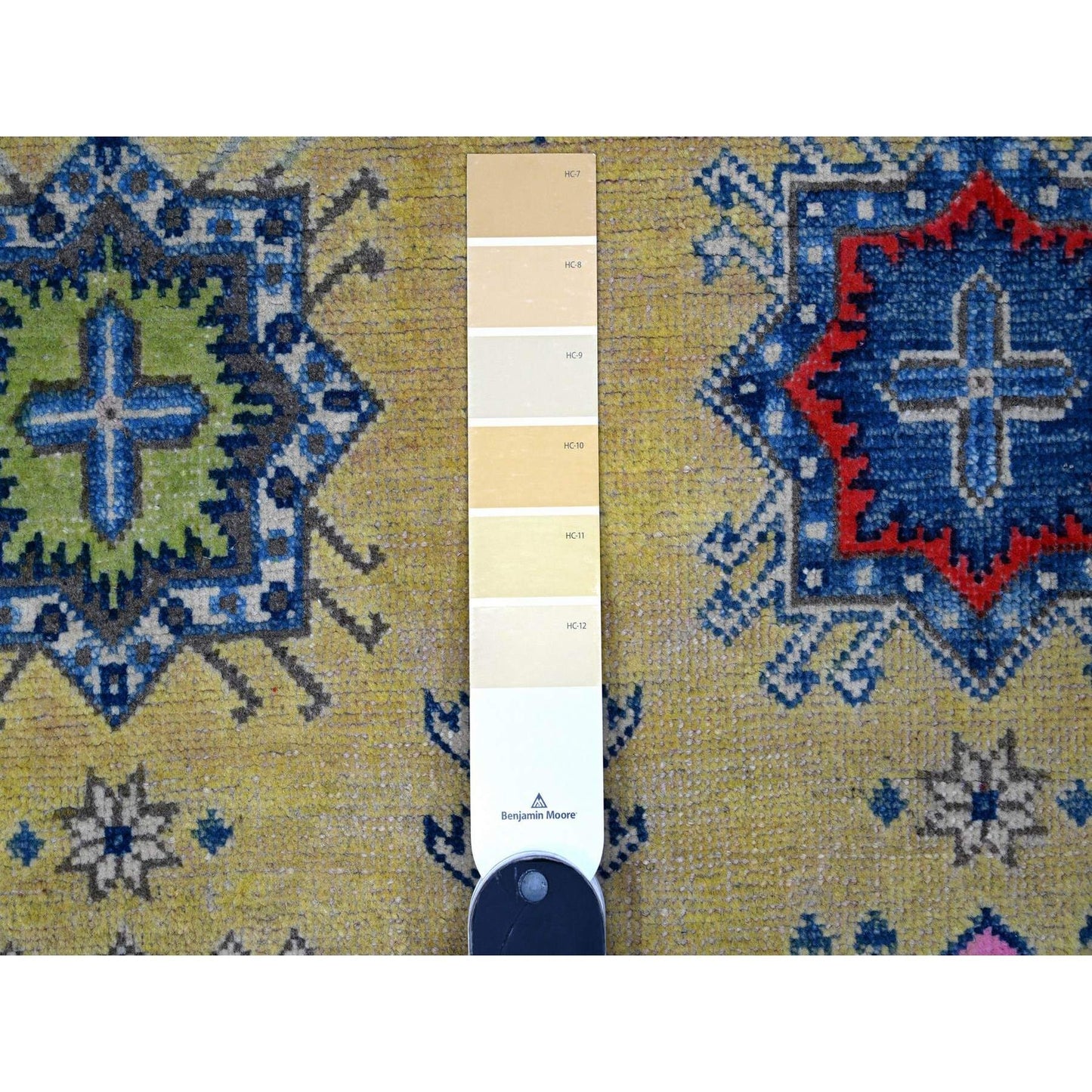 5'X6'9" Old Gold All Natural Wool Fusion Kazak Hand Knotted Oriental Rug
