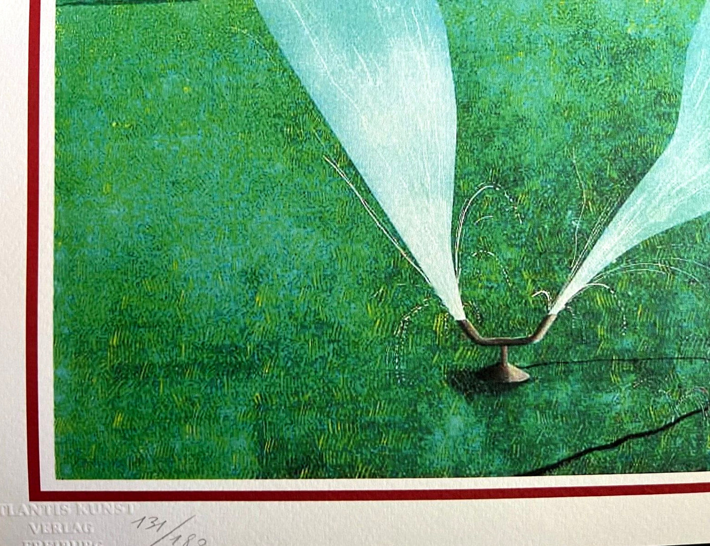 David Hockney Lithograph ( Signed Coa) Hand