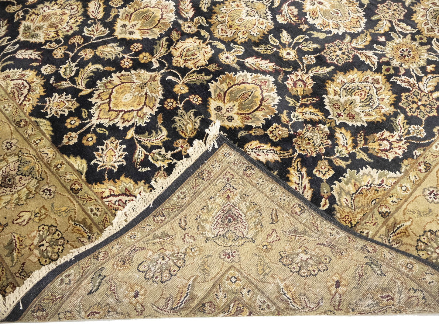 8X10 Ft Handmade Agra Jaipur Oriental Rug Thick