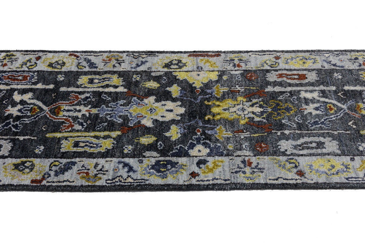 Osh Chobi Oriental Runner Rug 2'6X9'9 Ft Muted