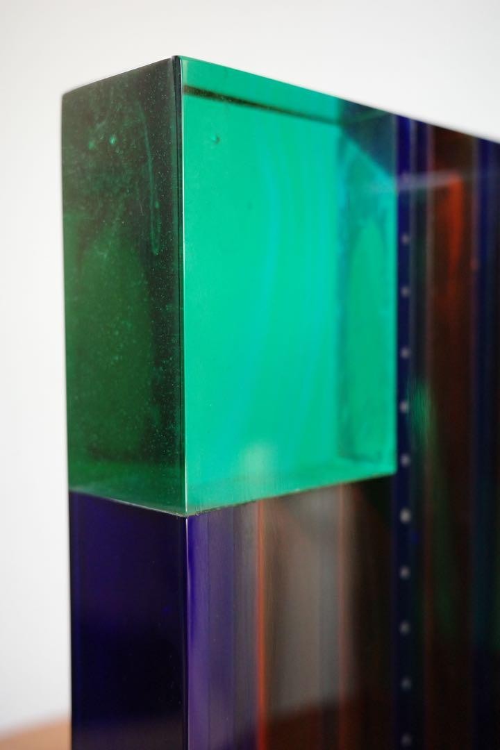 Pino Signoretto Signed Murano Glass Art Vase Sculpture Postmodern Masterpiece