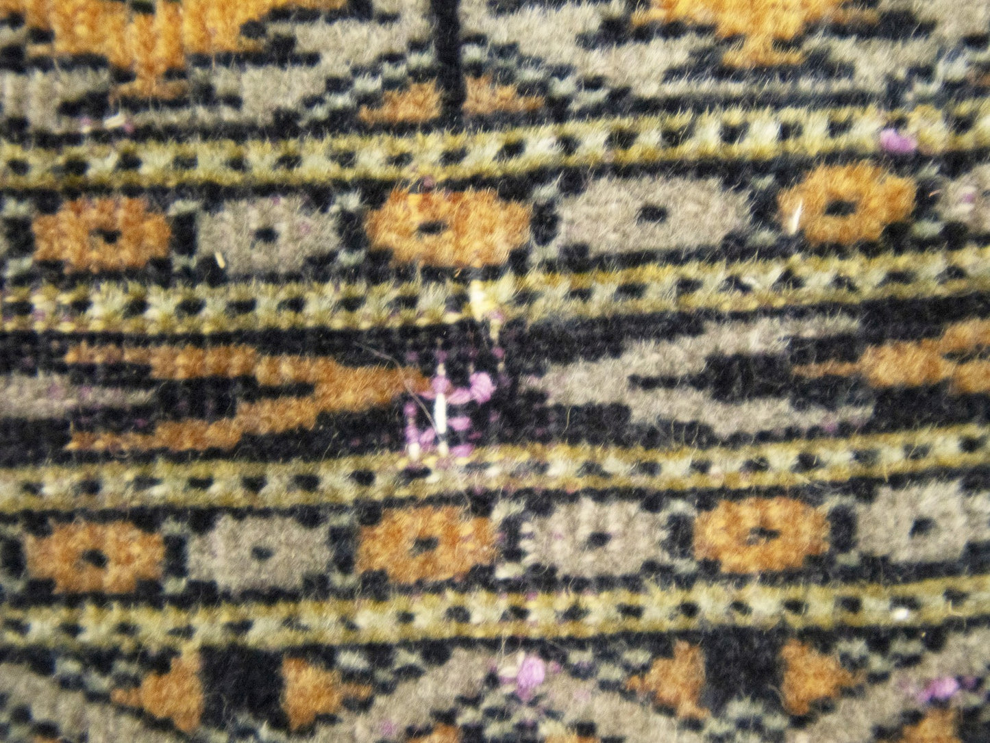 Hand-Knotted Oriental Rug Muted Colors Floral