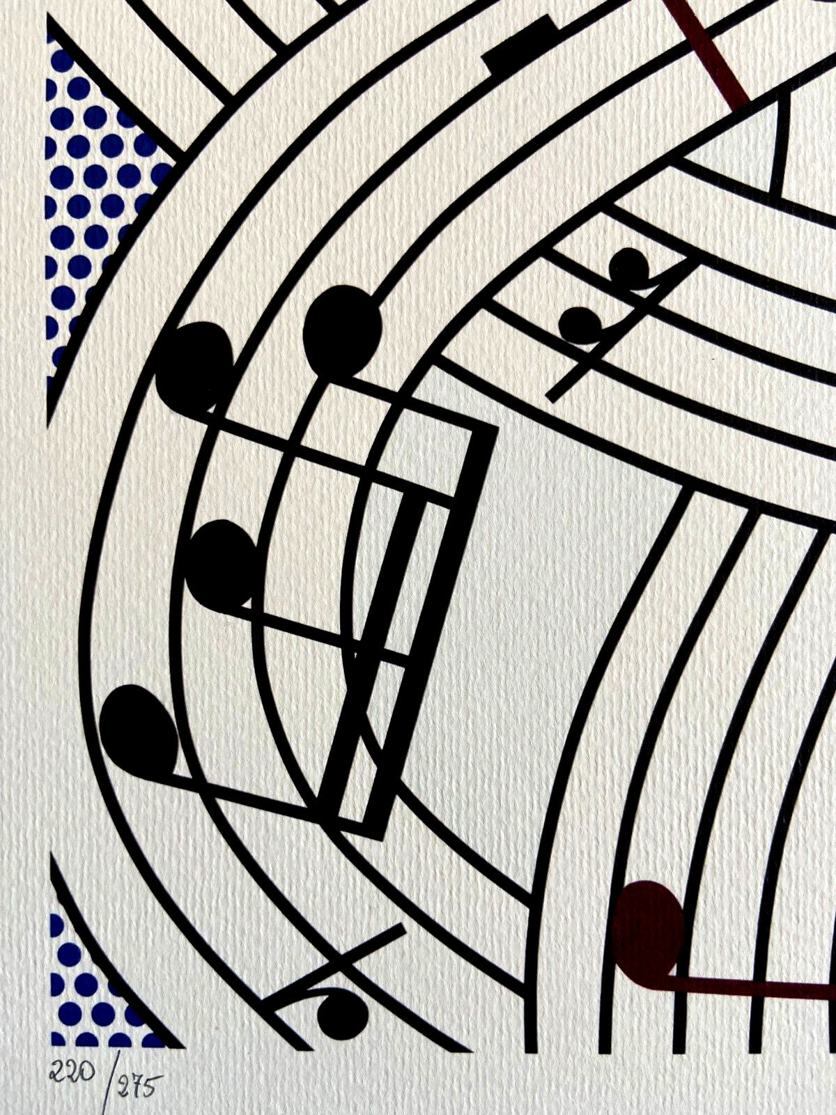 Roy Lichtenstein Lithograph Coa E Firmata