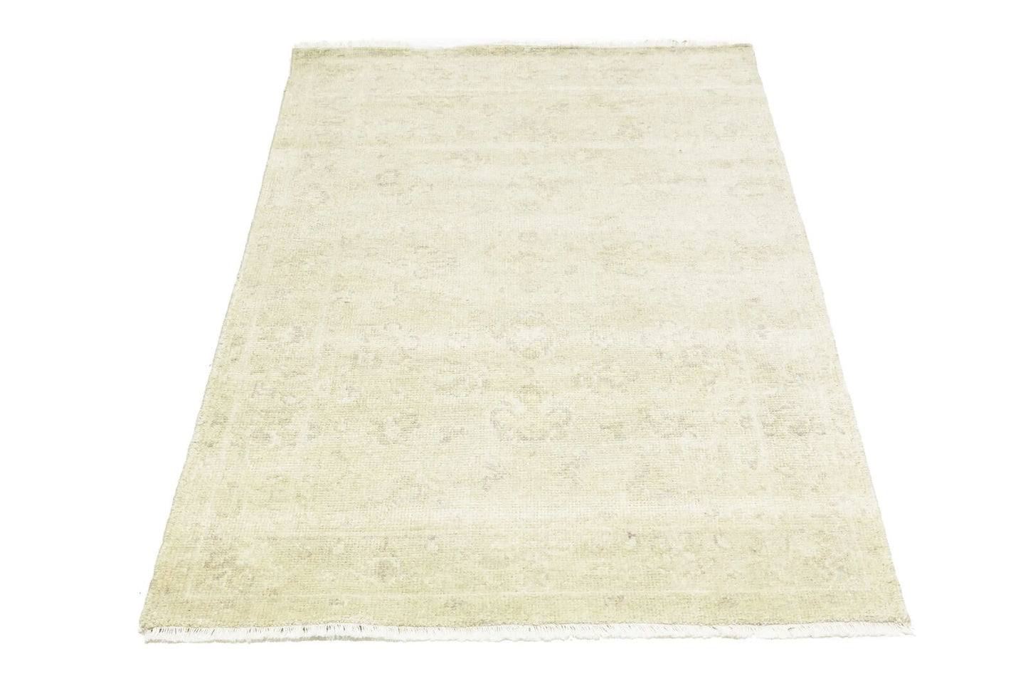 4X6 Ft Transitional Oriental Rug Floral Design
