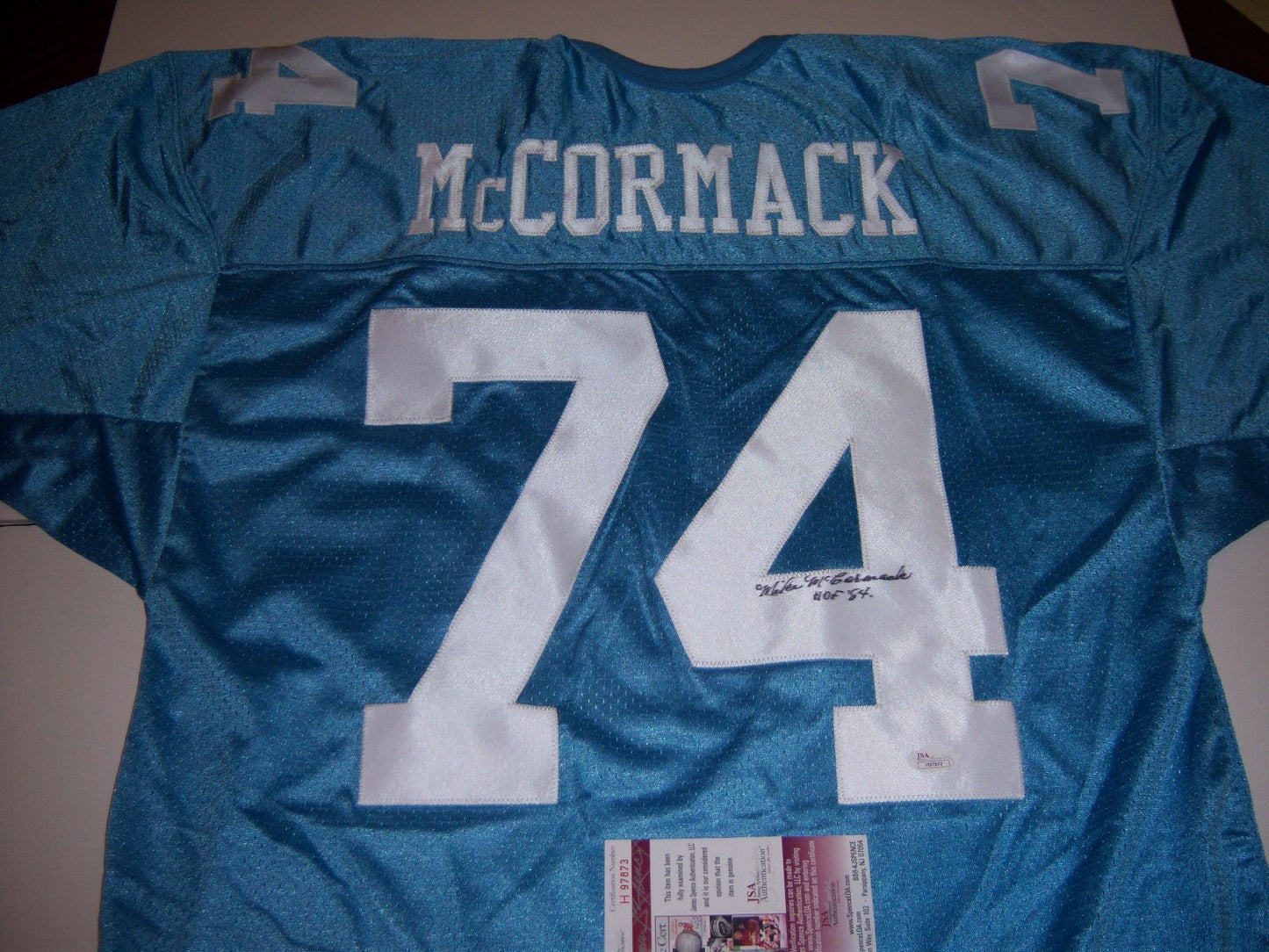 Mike Mccormack Kansas Jayhawks, Browns,Hof