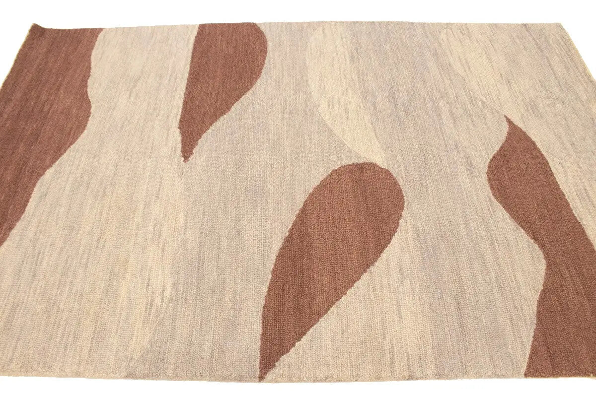 Rare Abstract Style Hand-Tufted Rug Foyer Size