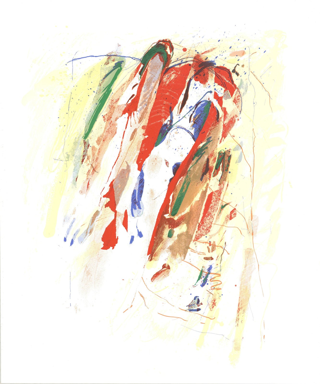 Hans Meyer Petersen Waves " Serigraph Abstract