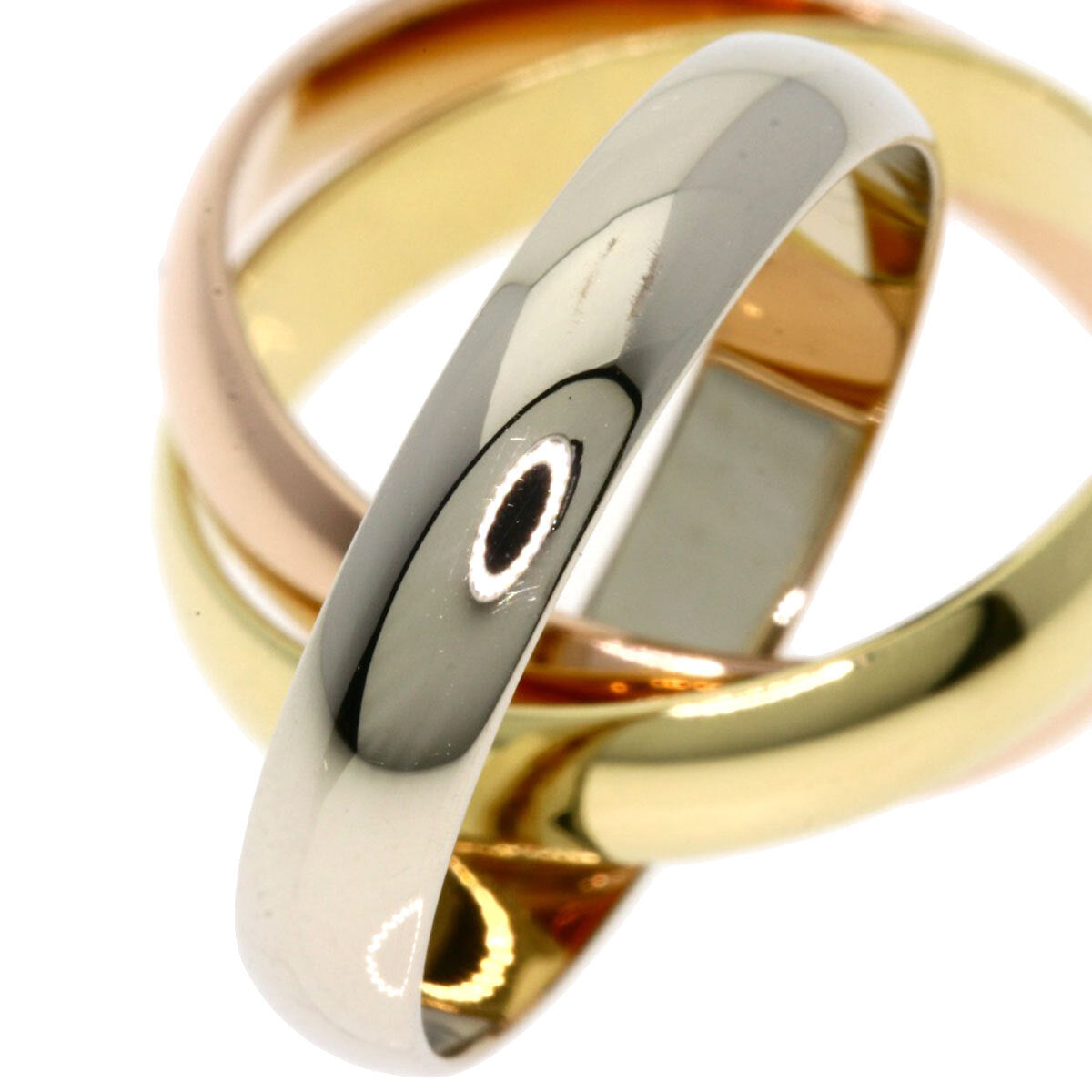 Cartier Ring Trinity #48 K18 Yellow Gold 18K