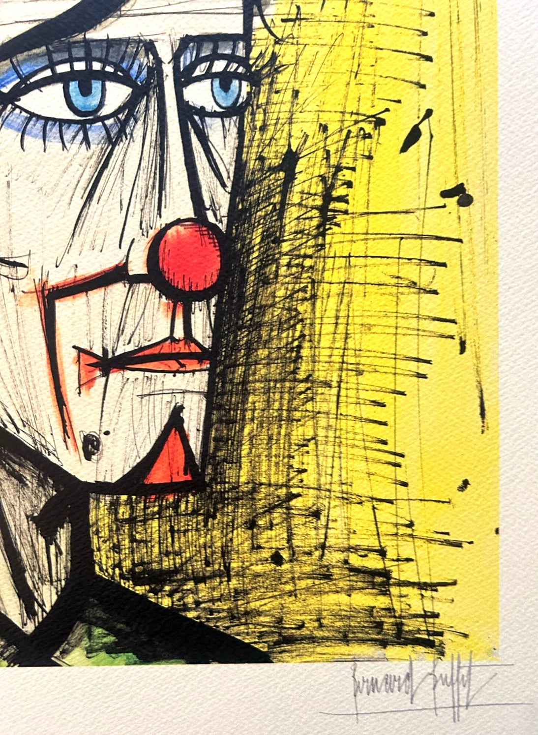 Bernard Buffet Lithograph Certified Coa
